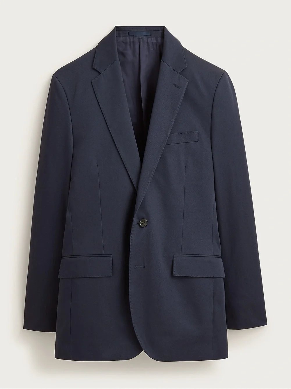 J. CREW Ludlow Slim-fit suit jacket in Japanese cotton chino Navy 44L $398 CQ521